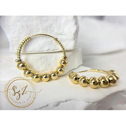 Koła bubble stal szlachetna pozłacana